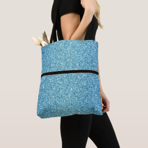 Glitzer-Totbeutel mit schwarzem Streifen Tasche
