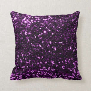 Glitzer-Trauben-Modesequin-lila violette Pflaume Kissen