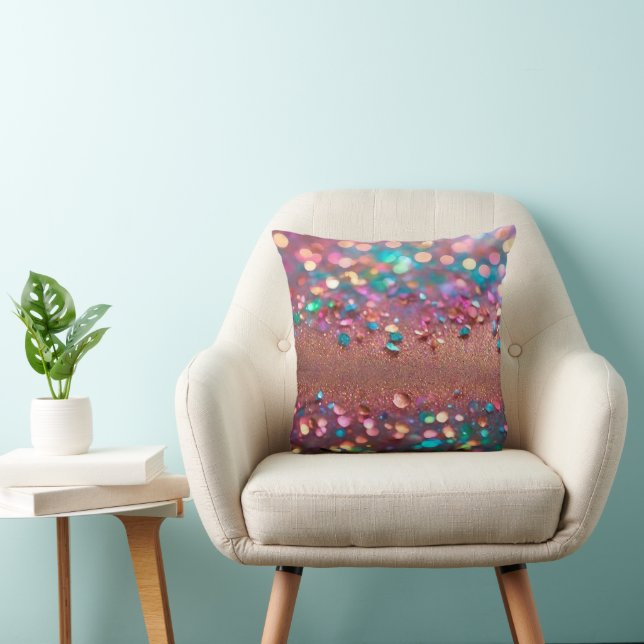 Glitzer Trendy Opal Holographic Collection Kissen (Stuhl )