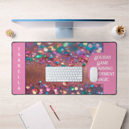 Glitzer Trendy Opal Holographic Collection Schreibtischunterlage