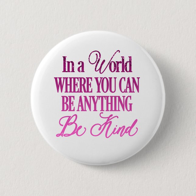 Glitzer-Tropfen-Inspirations-Button Button (Vorderseite)
