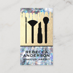 Glitzer Tropfen Make-up Kit Visitenkarte