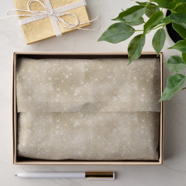 Glitzer und Shine Gold ID671 Seidenpapier (Geschenk)