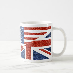 Glitzer usa uk kaffeetasse