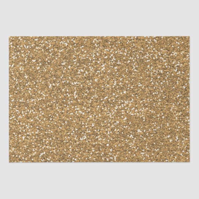 Glitzer von Gold Imitate Seidenpapier (Vorderseite)