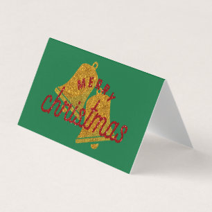 Glitzer Weihnachtsglocken