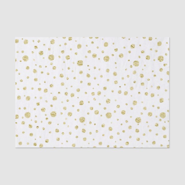 Glitzer-Wrapper für Gold-Imitate Seidenpapier (Vorderseite)