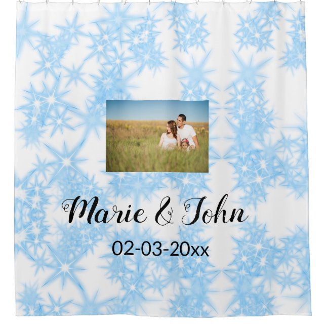 Glitzer-Wurf Duschvorhang (Vorderseite)