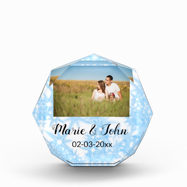 Glitzer-Wurf Fotoblock (Vorderseite)