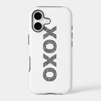 Glitzer XOXO Silver