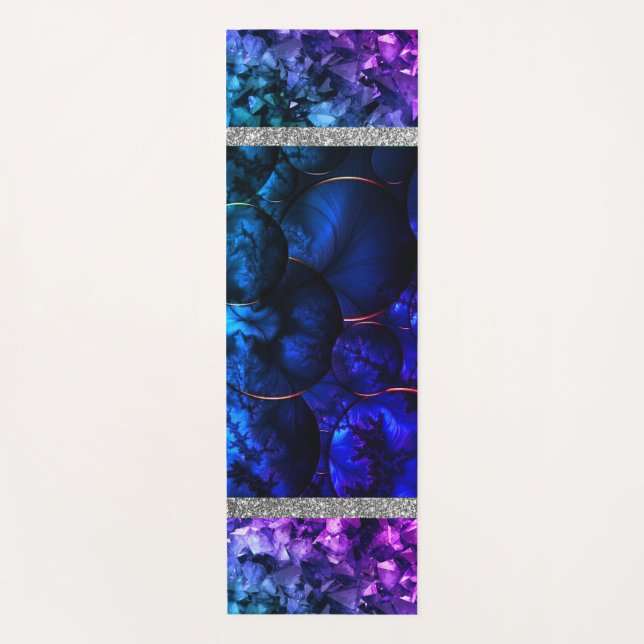 Glitzer Yoga Mat Yogamatte (Vorderseite)