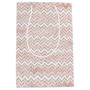 Glitzer Zig Zag Mittlere Geschenktüte