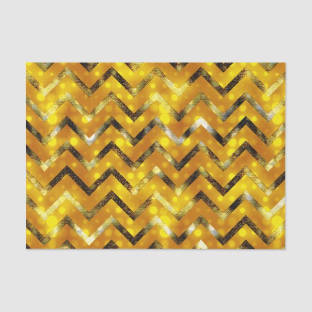 Glitzergold, das helles glänzendes bling ist seidenpapier (Vorderseite)