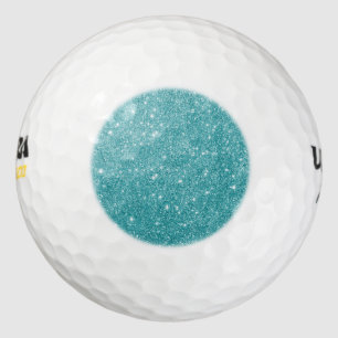 Glitzern für aquamarine Glitzer Golfball