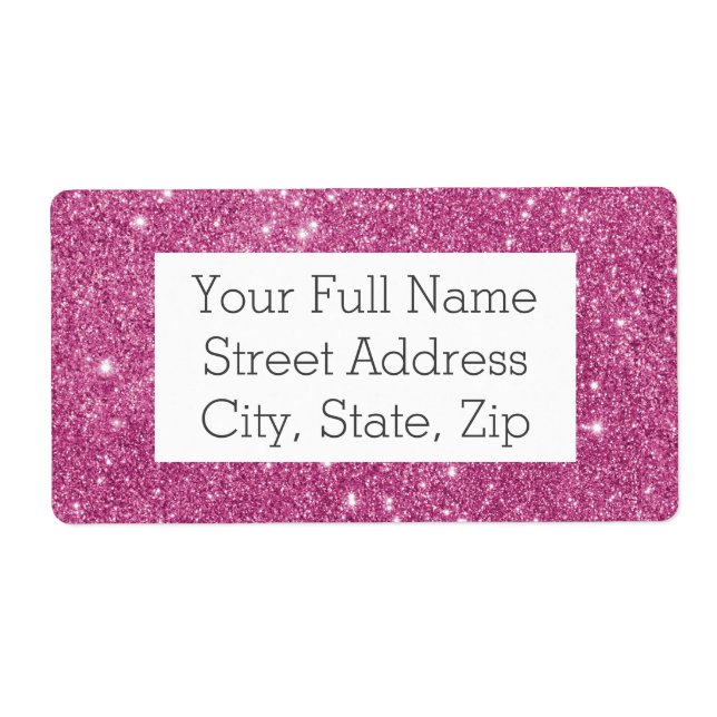 Glitzern für den heißen rosa Glitzer (Vorne)