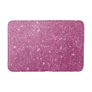 Glitzern für den heißen rosa Glitzer Badematte