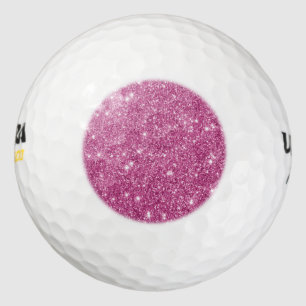 Glitzern für den heißen rosa Glitzer Golfball