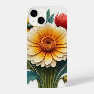 Glitzern Petals: Eine 4D-Fantasie iPhone 14 Hülle