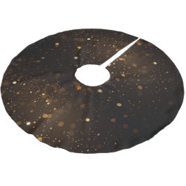 Glitzern Polyester Weihnachtsbaumdecke