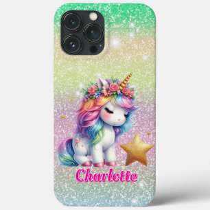 Glitzerndes Einhorn magischer Stern  Case-Mate iPhone Hülle