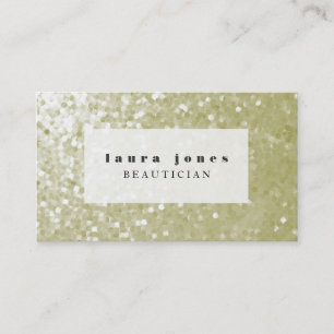 Glitzersequins-Haar-Stylist-Mode-Schablone Visitenkarte