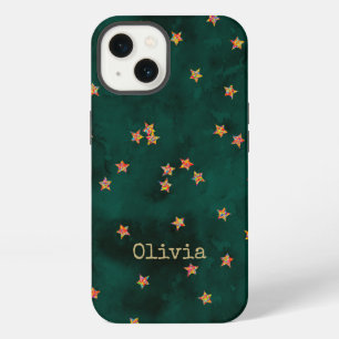 Glitzersterne auf Grunge-Papier Case-Mate iPhone-H iPhone Hülle