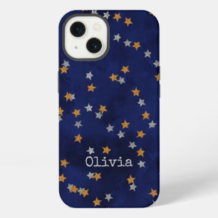 Glitzersterne auf Grunge-Papier Case-Mate iPhone-H iPhone Hülle