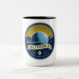 Glitzor-9 Anneau Monde Emblème – Mug Collection