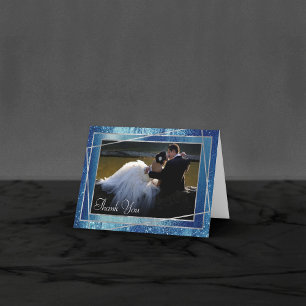 Glitzy Foil   Ice Blue Imitats Iridescent Shine Fo Dankeskarte