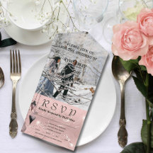 Glitzy Funkelnd Blush Pink Silver Foto Weihnachten