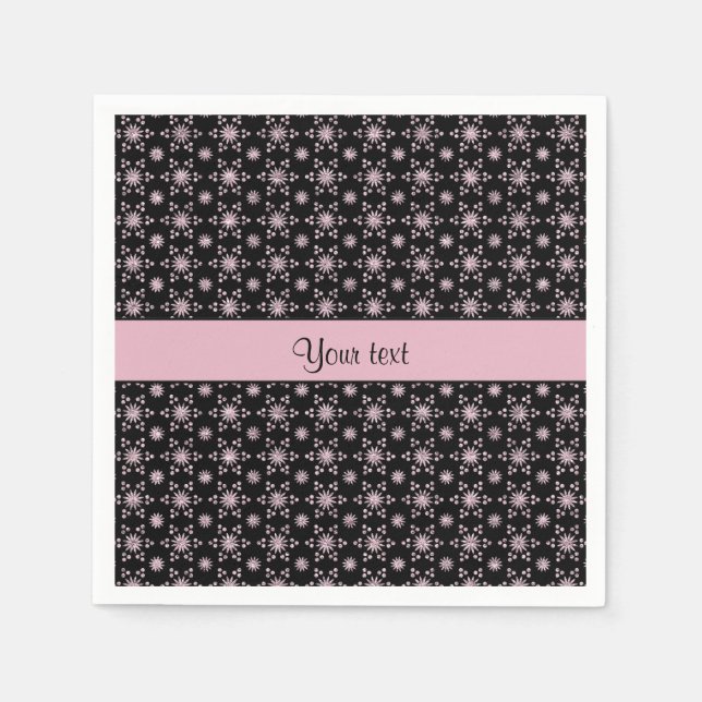 Glitzy Funkelnd Lilac Glitzer Stars Serviette (Vorderseite)