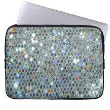 Glitzy Funkelnd Silver Bling Glitzer