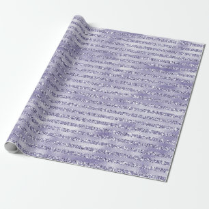 Glitzy Girly Lila Glitzer Geschenkpapier