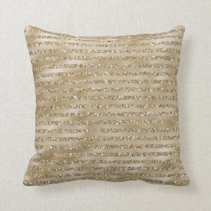 Glitzy Glam Gold Glitzer Kissen