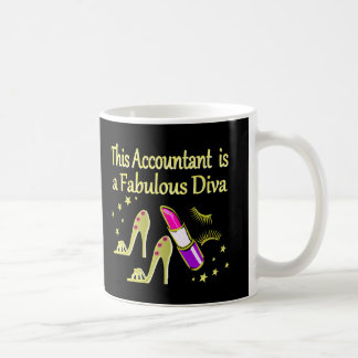 GLITZY GOLD ACCOUNTANT DESIGN KAFFEETASSE