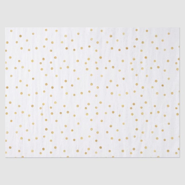 Glitzy Gold Confetti Seidenpapier (Vorderseite)