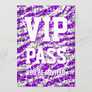 GlitzZebra "VIP-DURCHLAUF" Einladung