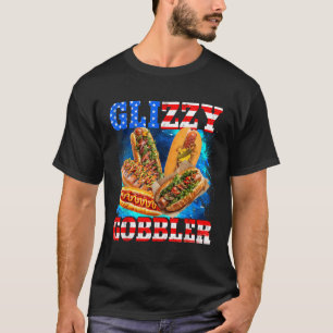 Glizzy Gobbler Lustiger Hotdog 4. Juli Bbq Patriot T-Shirt