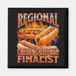 Glizzy Gobbler Lustiger Wiener Hot Dog Meme Bootle Magnet