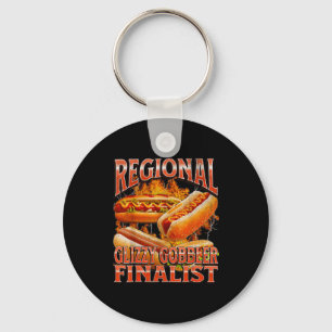 Glizzy Gobbler Lustiger Wiener Hot Dog Meme Bootle Schlüsselanhänger