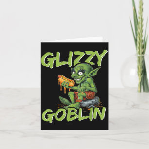 Glizzy Goblin Lustiger Glizzy Fresser Hot Dog Lieb Karte