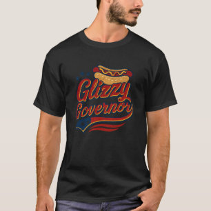 Glizzy Governor Lustiger Hot Dog Spruch Patriotisc T-Shirt