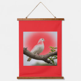 "Global Charm – Artisan Wall Tapestry from India" Wandteppich Mit Holzrahmen