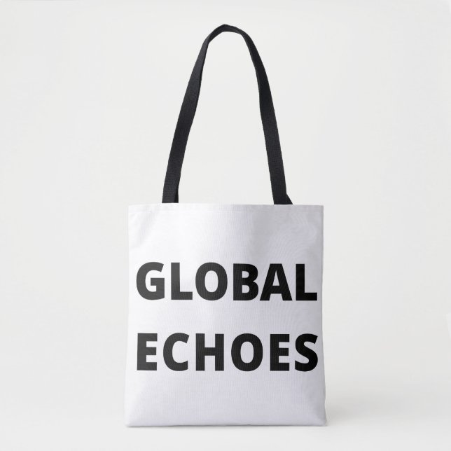Global Echos Tote Bag Tasche (Vorderseite)