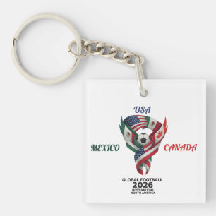 Global Football 2026 Schlüsselanhänger  Mexiko USA