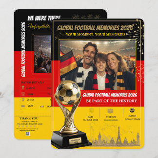 Global Football Erinnerungen 2026 Karten