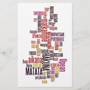 Global Groove: Hakuna Matata in jeder Sprache Briefpapier