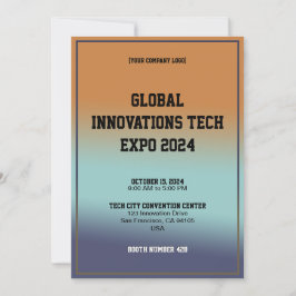 Global Innovations Tech Expo Invitation Card