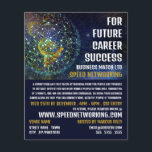 Global Networking, Speed-Networking-Event-Werbung Flyer<br><div class="desc">Global Networking,  Speed Networking Event Advertising Flyer durch den Business Card Store.</div>