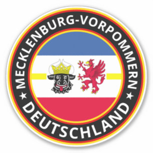 Global Traveler Mecklenburg-Vorpommern Deutschland Aufkleber